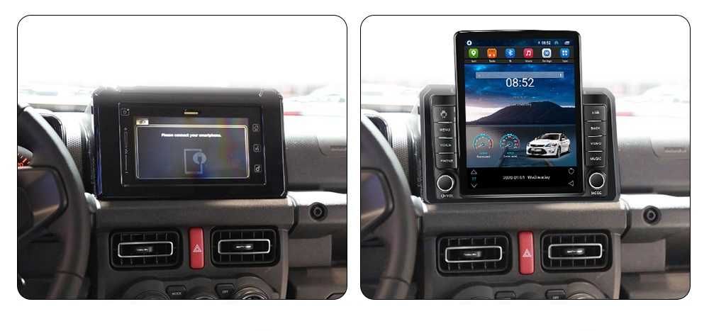 Navigatie Suzuki Jimny 2018 - 2022 Ecran TESLA 9.7 inch 4GB RAM
