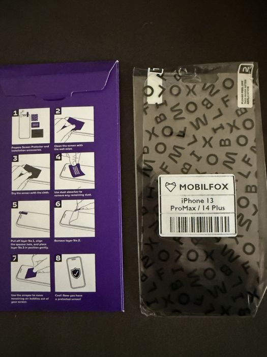 Калъф и стъклен протектор Iphone 13 pro max/ 14 plus