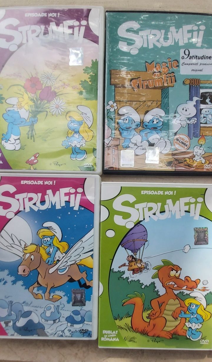 Dvd colecția Strumfii