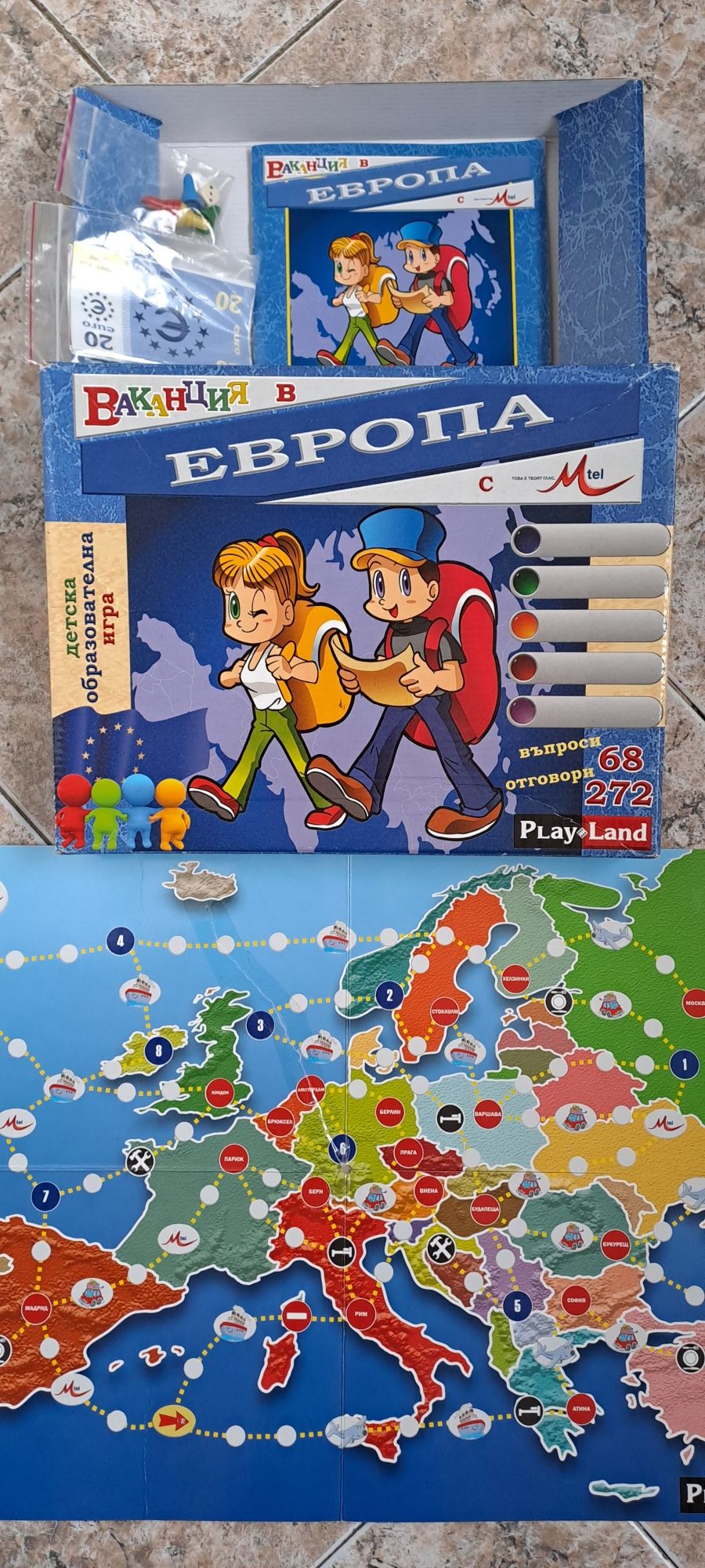 Настолни игри-Животните по света, Ваканция в Европа