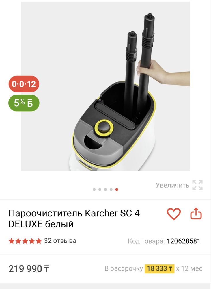 Пароочиститель Karcher