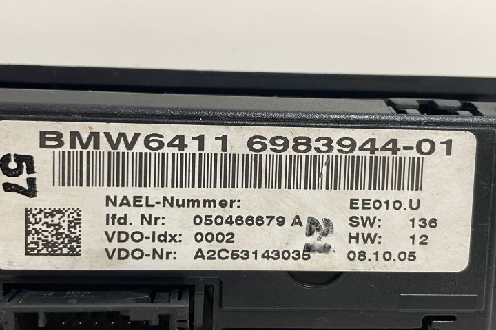 Panou comanda clima  Panou climatronic 6983944-01 / 698394401 BMW Ser