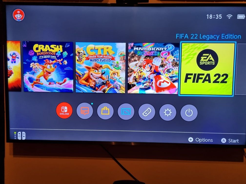 Nintendo Switch modat cu chip 18.0