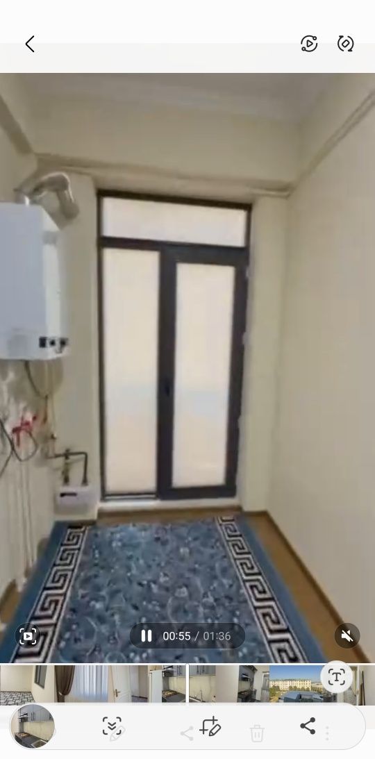 Kvartira ijaraga beriladi 2 xonali yangi dom