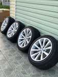Оригинални джанти за бмв с перфектни гуми Hankook 17цола