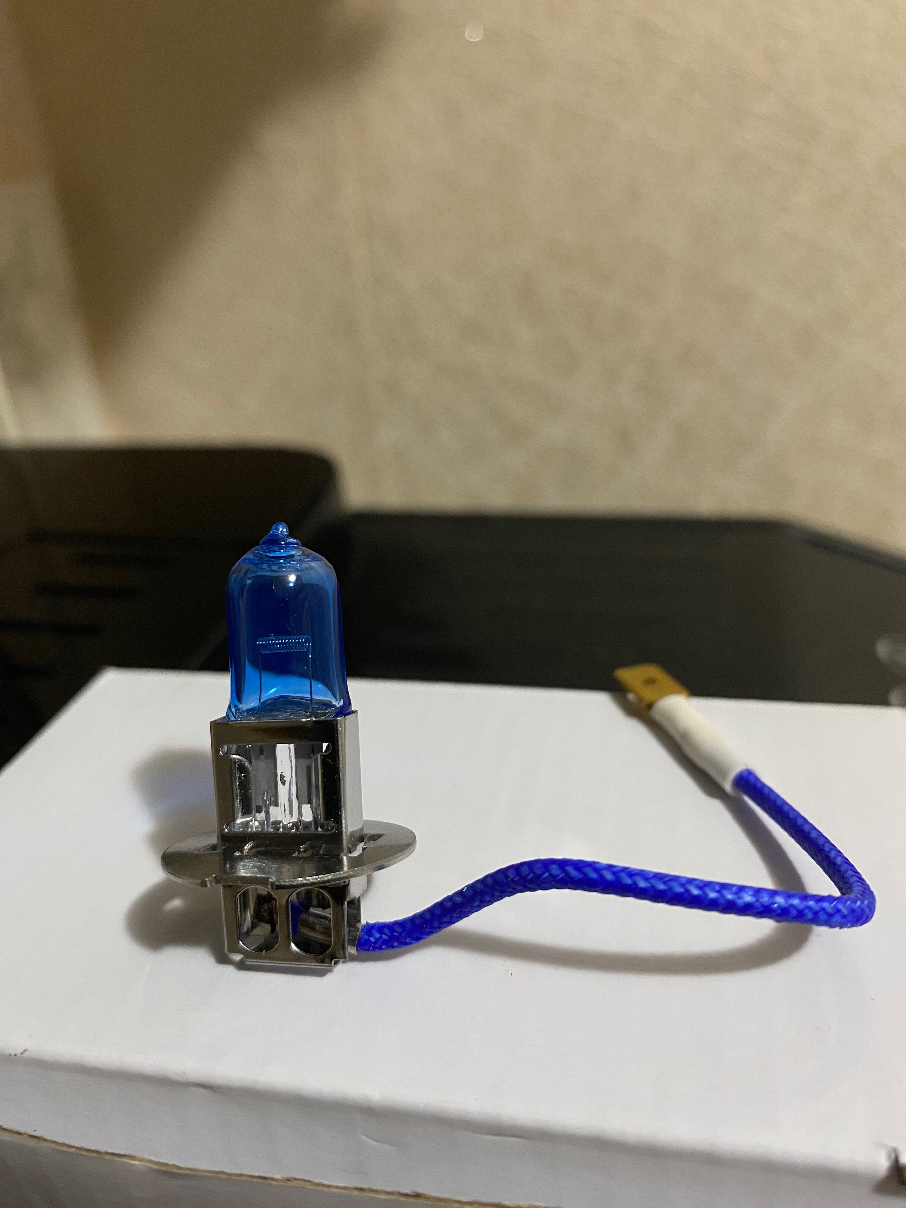 Ксенонова крушка за кола, M-Tech, 55 W, H3, 5000 K, Синя, 2 бр !!!