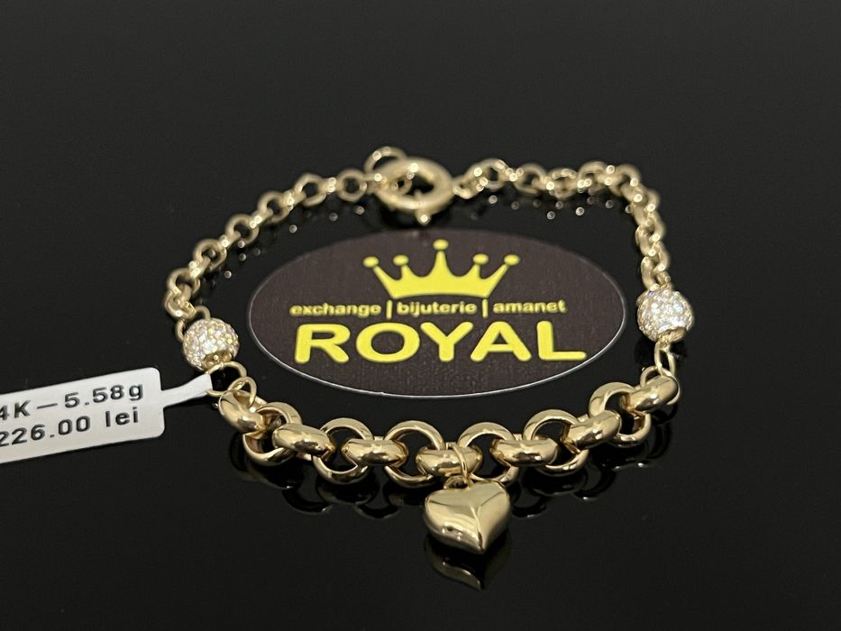 Bijuteria Royal CB : Bratara dama aur 14k 5,58gr