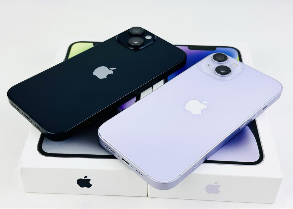 Apple iPhone 14 128GB Purple / Midnight 96% Батерия! Гаранция!