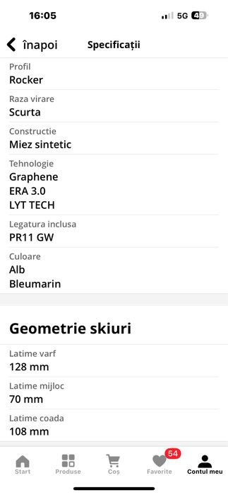 Ski Head V2 163 cm + Bete 125 cm
