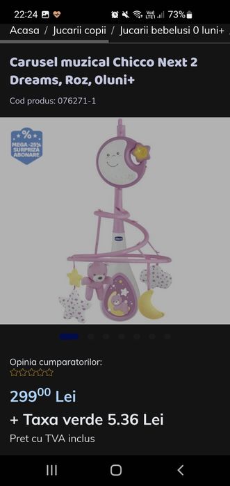 Carusel muzical Chicco