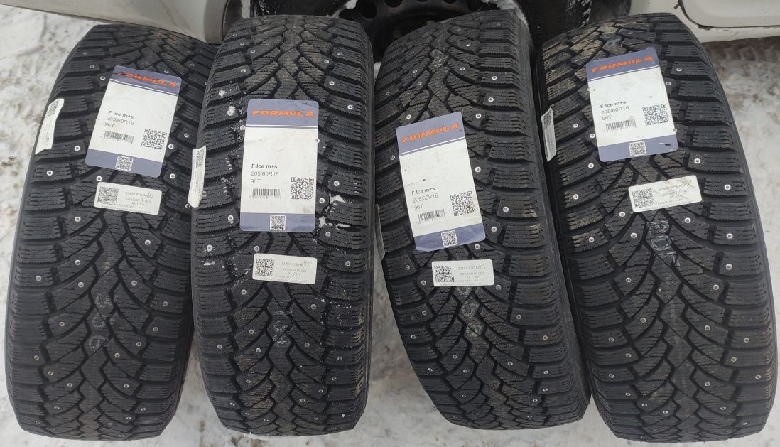 Зимняя шипованная резина Formula Ice 205/60/r16