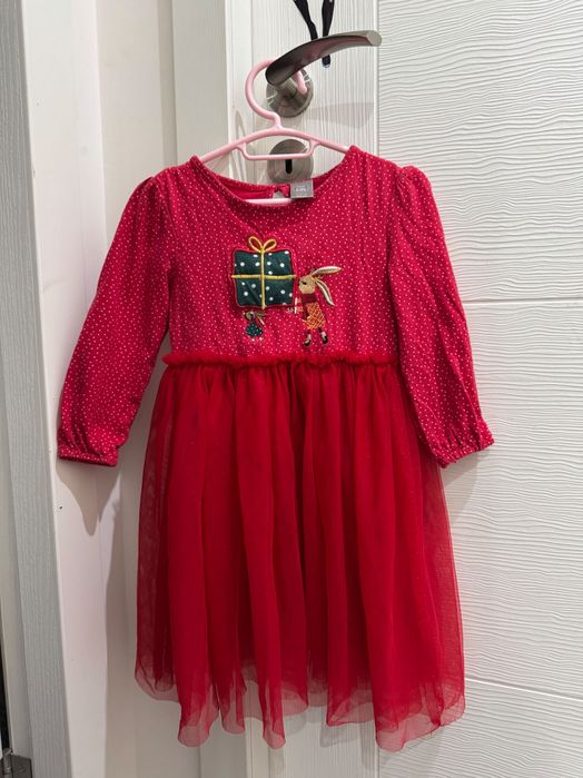 Детски коледни рокли от 98 размер до 110