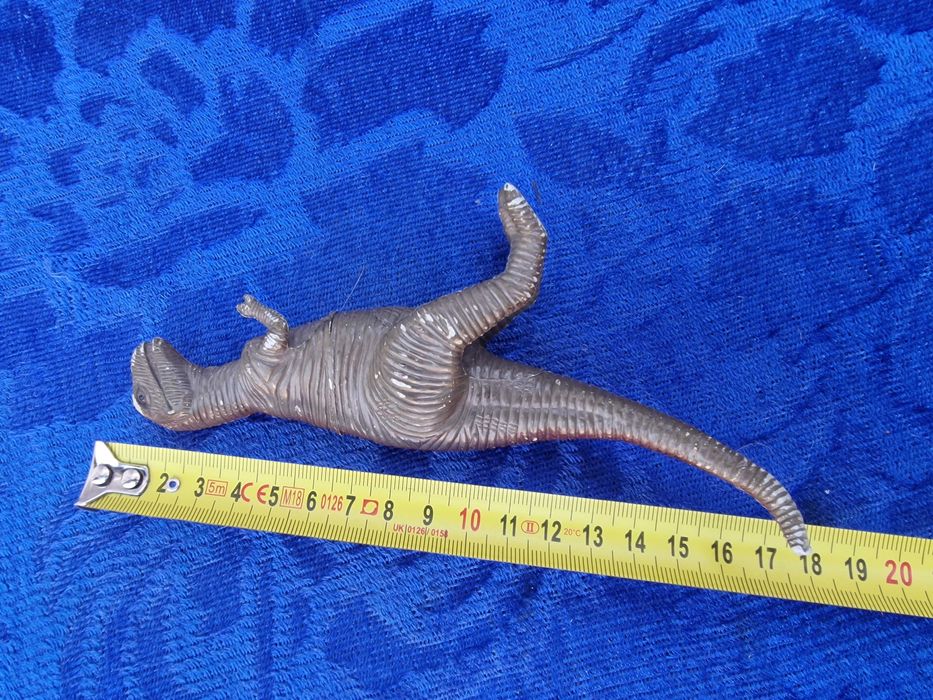 Set 7 figurine dinozauri, Plastic, Multicolor, jucarii copii