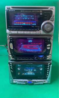 Cd/Caset/Minidisc player auto 2 DIN modele Top anii 2000 Raritati