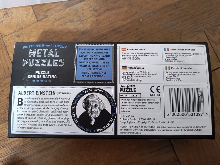 Set puzzle-uri metalice – The Einstein Collection  - Perfect ptr Cadou