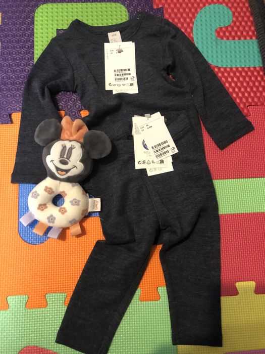 Set pantaloni si body hm lana merinos joha cosilana