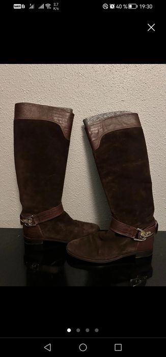 Cizme piele intoarsa Uterque/Massimo dutti