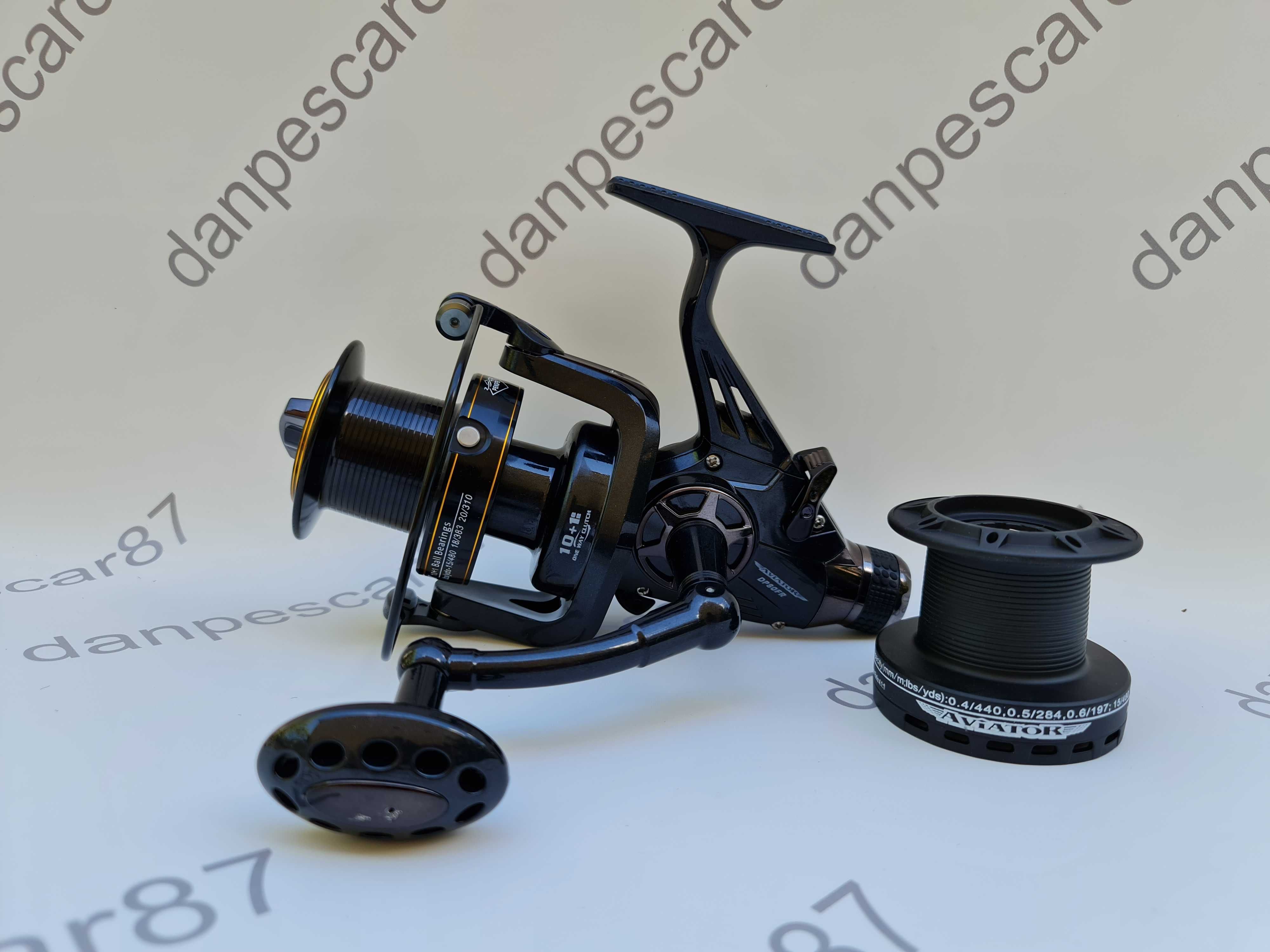 SET CRAP Lanseta 3,9m LEGEND din 2 buc 3,75lbs+Mulineta AVIATOR 8000
