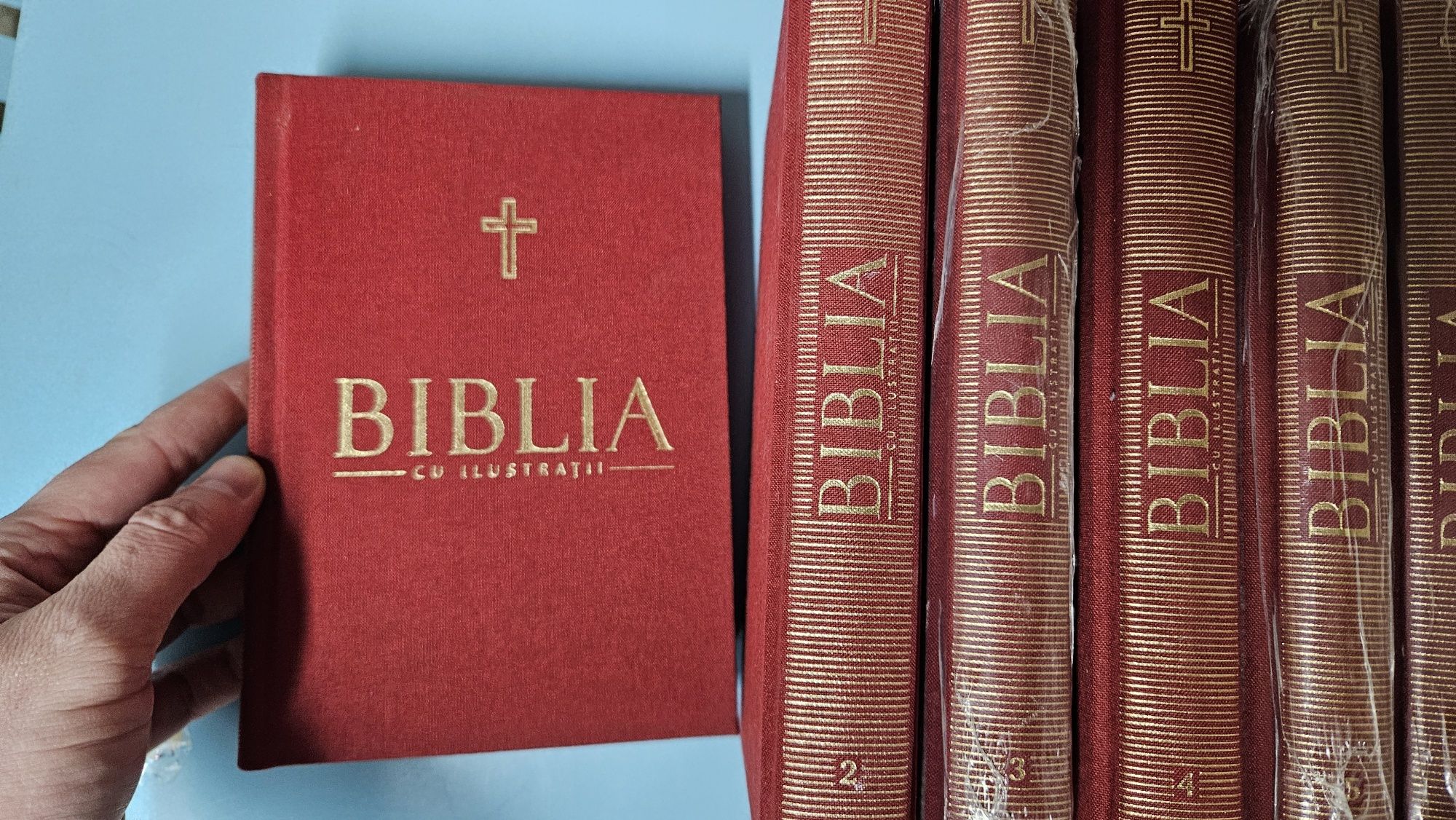 Colecție Biblia cu Ilustratii, Bartolomeu Anania, 8 vol, ed Litera