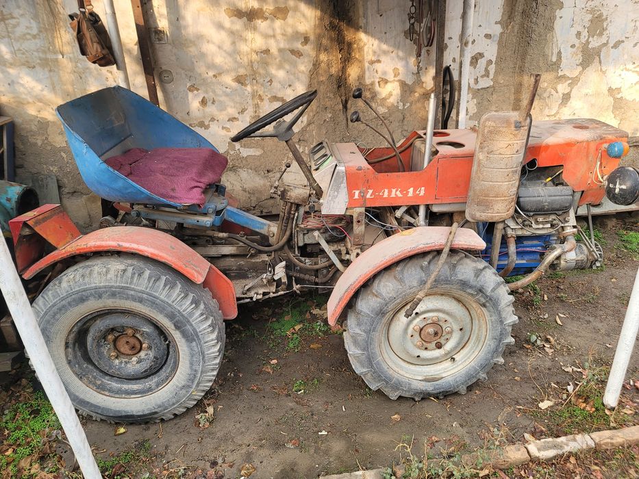 Трактор в рабочем состоянии