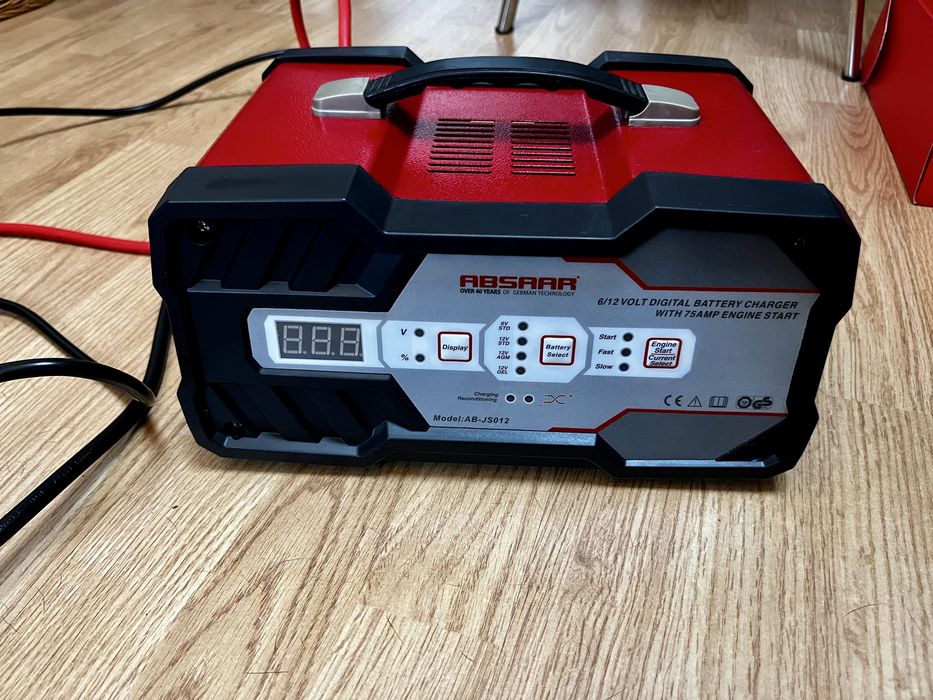 Redresor digital incarcare baterii cu functie de pornire, Absaar