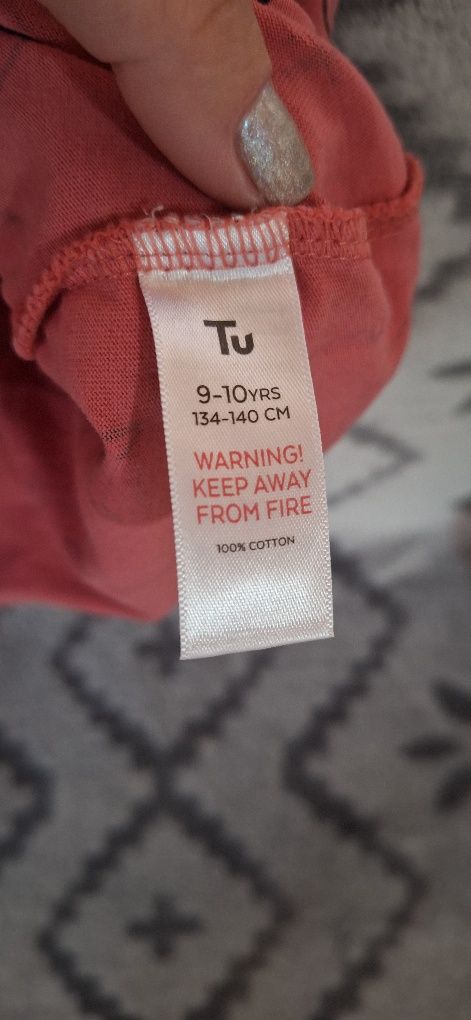 Pijamale marca TU, 9 10 ani 134 140cm