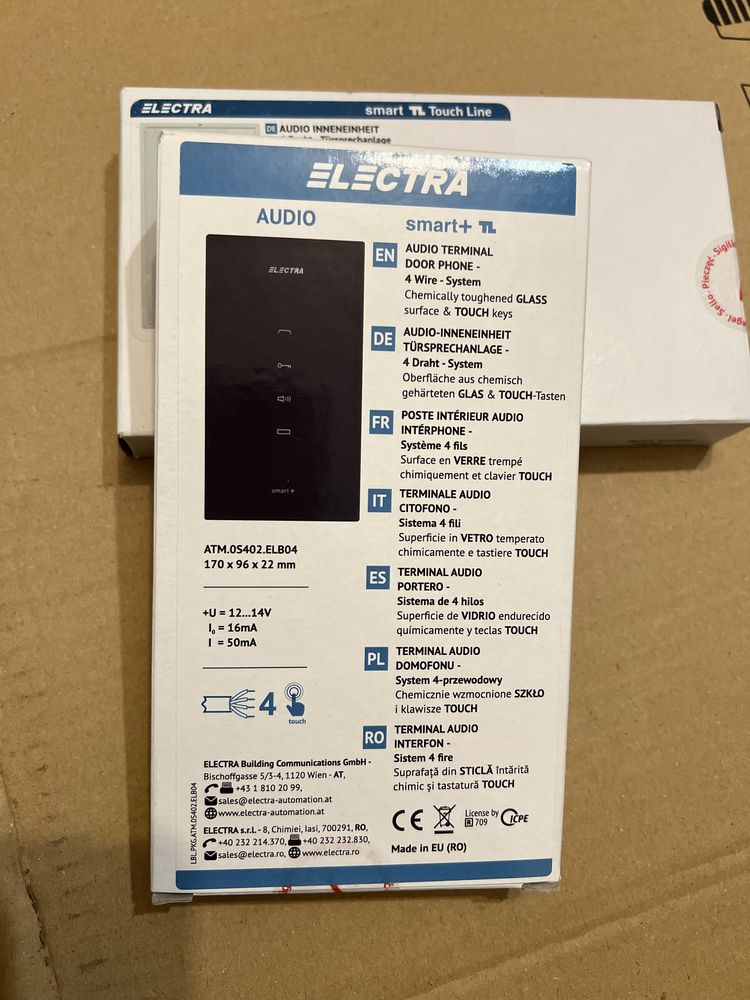 Interfon Electra Smart+ AUDIO - ATM.0S402