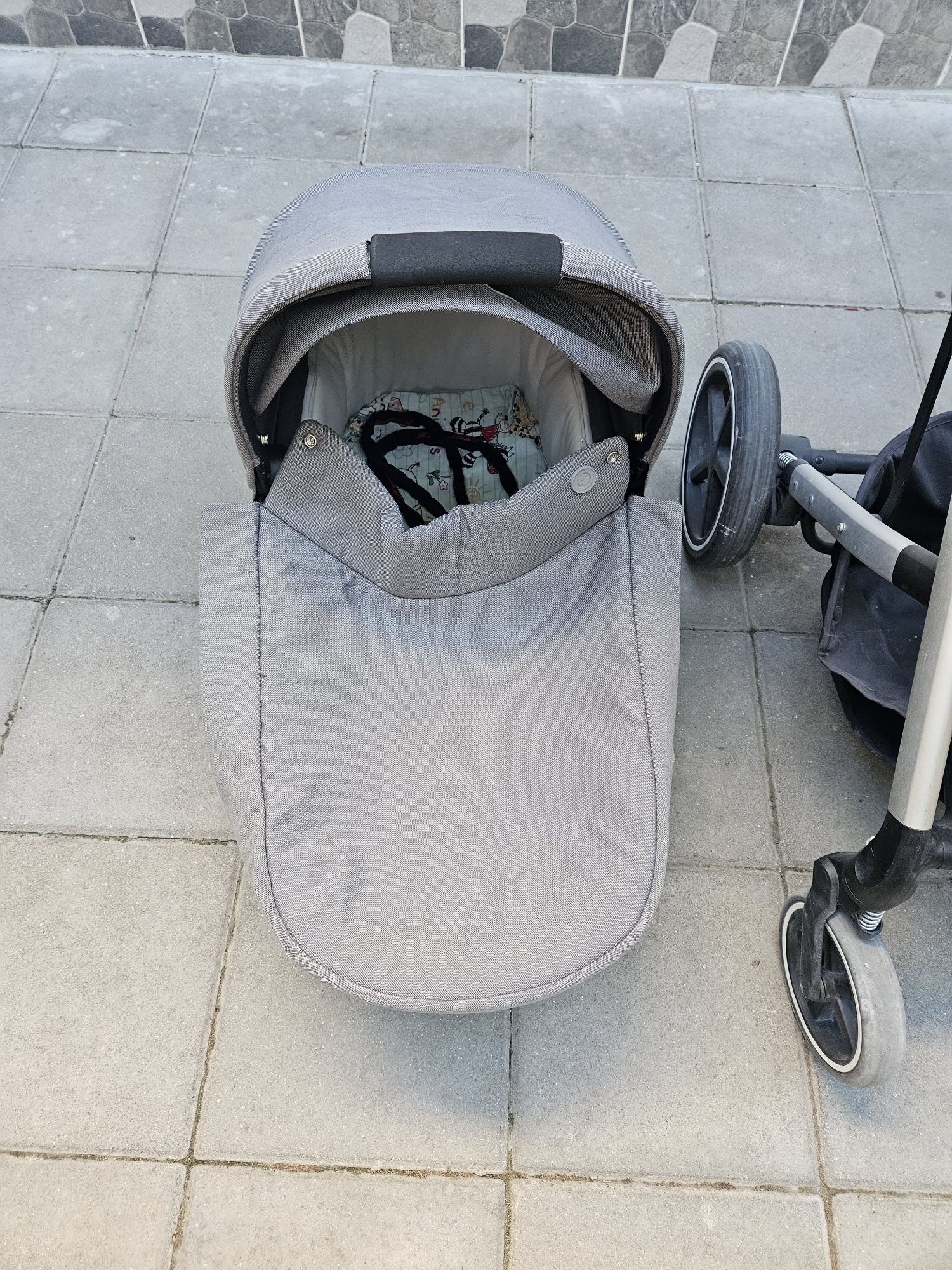 Бебешка количка 2 в 1 Cybex  Balios+ Стол за  кола Cybex