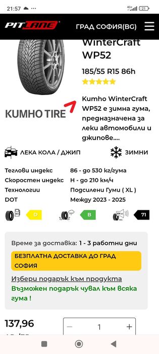 185 55 15   2.бр Дот 2023