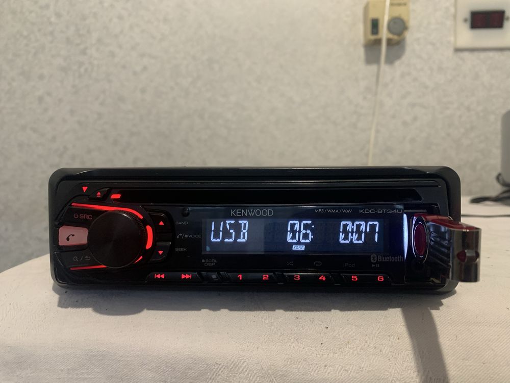 Авто Cd Kenwood Bluetooth с проблем
