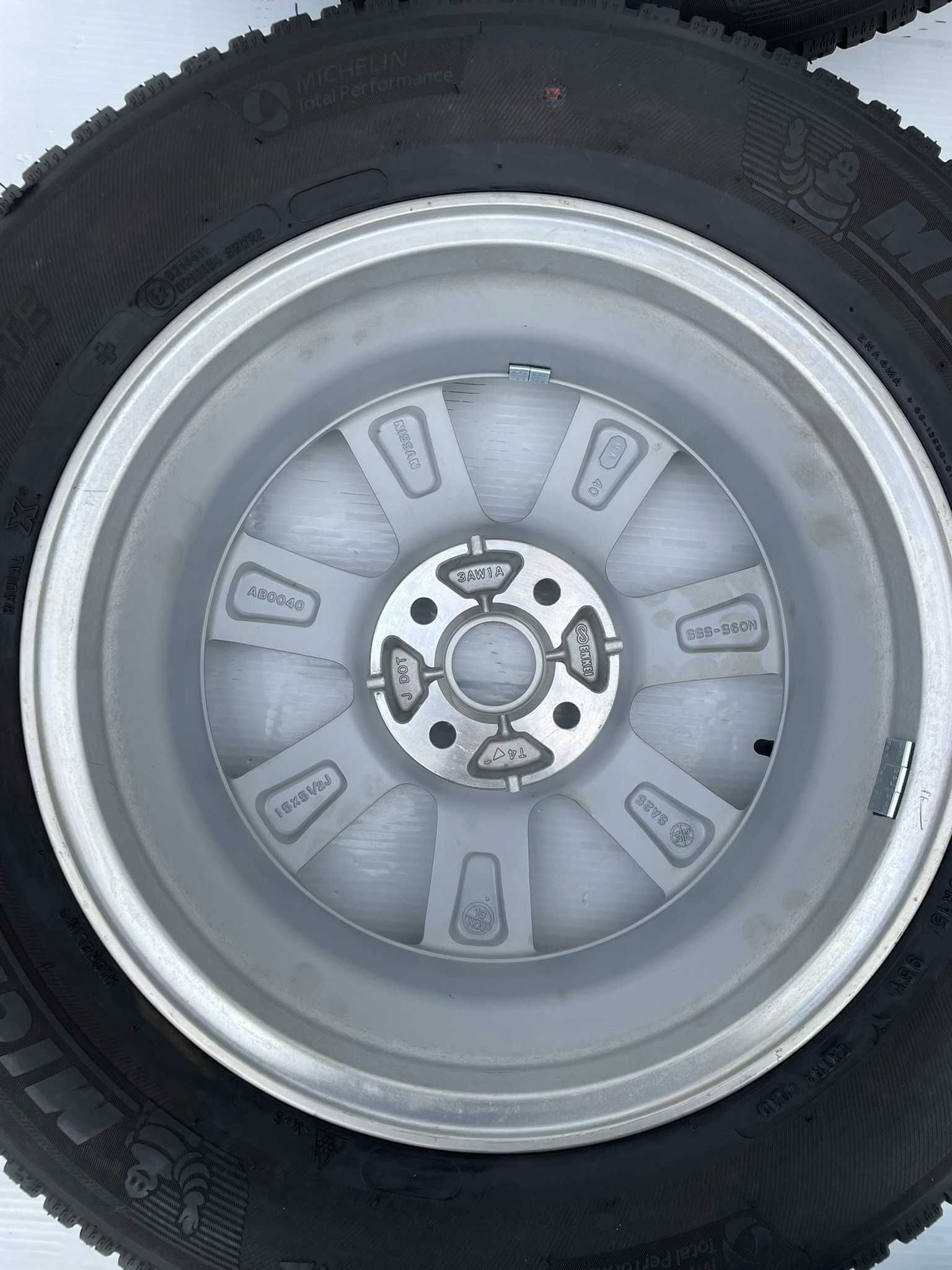 Jante noi cu anvelope allseason Michelin 195 65 R15 Logan Sandero Mcv