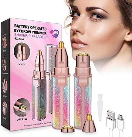 Тример за лице и вежди Blawless 2в1 с USB кабел.
