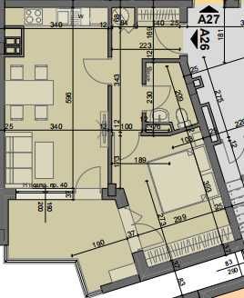 Двустаен апартамент в ж.к. Хаджи Димитър