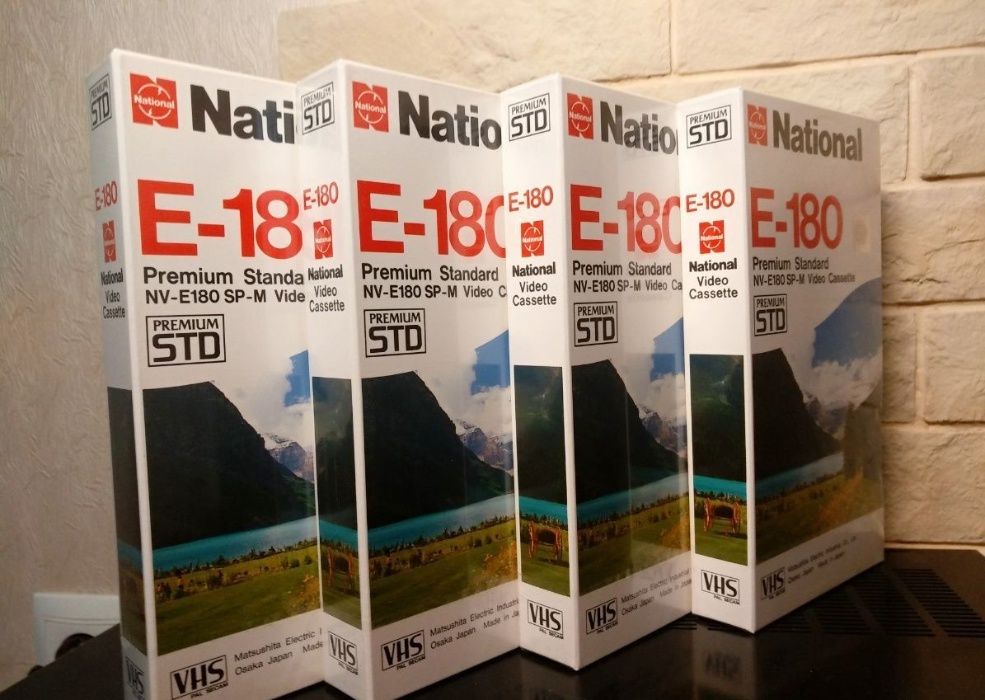 Продам новые распечатанные видеокассеты NATIONAL в идеале.