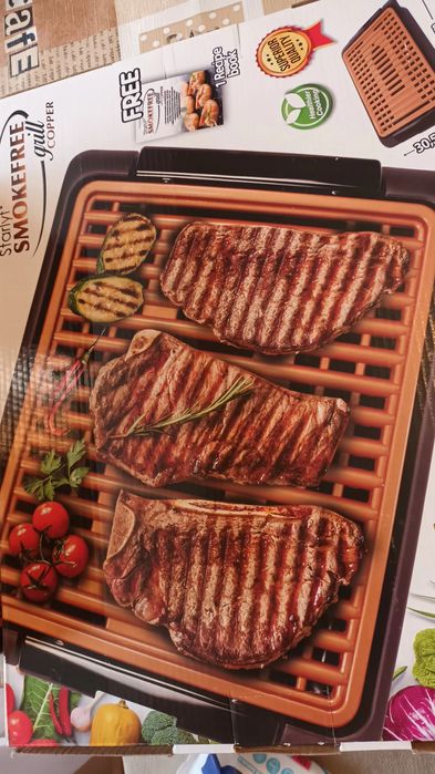 Бездимна скара + бездихова плоча – Чисто нов комплект