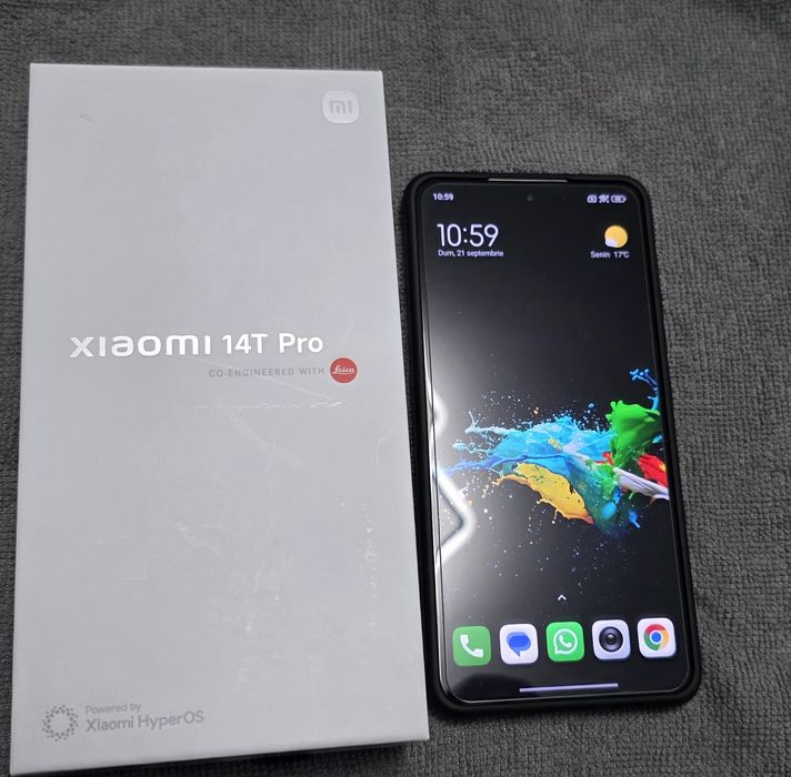 Xiaomi 14T Pro Leica 512GB nou garanție eMag 2ani similar S25ultra