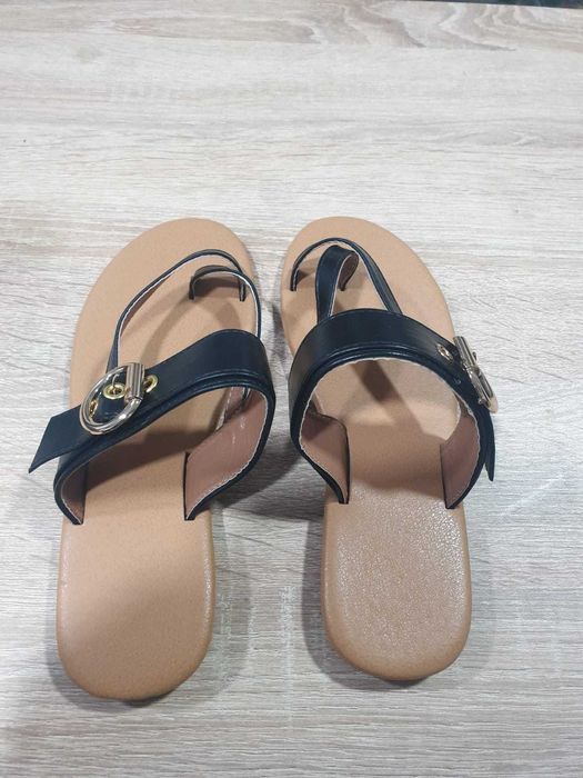 Sandale fara Toc din Piele Ecologica dama maro