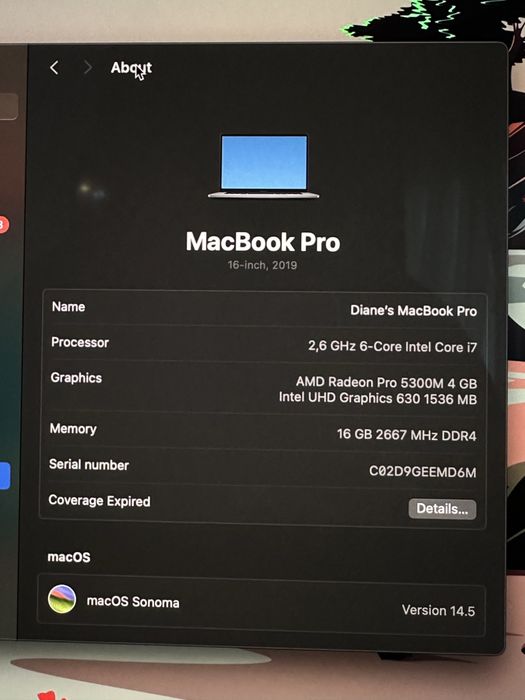 Macbook Pro 16inch