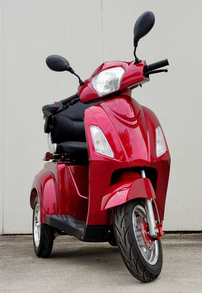 Елегантна триколка модел Vista на EcoWay бордо цвят 1500W