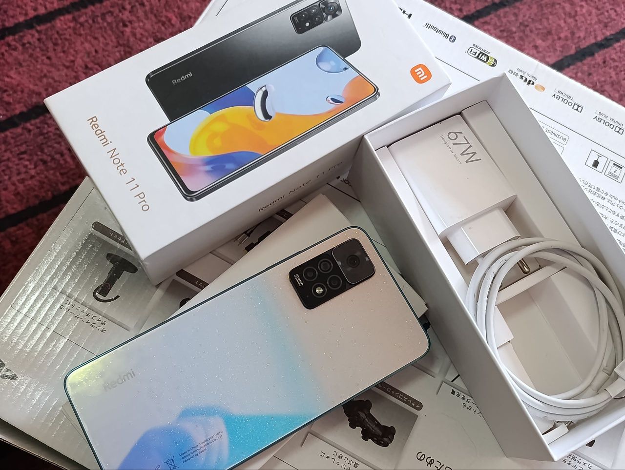 Redmi note 11 pro 8+4/128gb karobka dakument