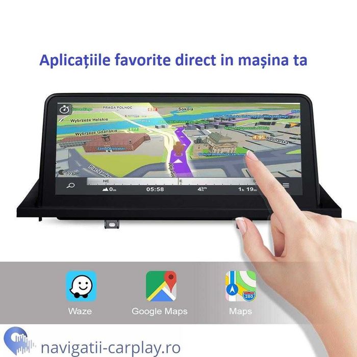 Navigatie Android BMW X5 (E70) și X6 (E71, E72) cu unitate CCC, CIC