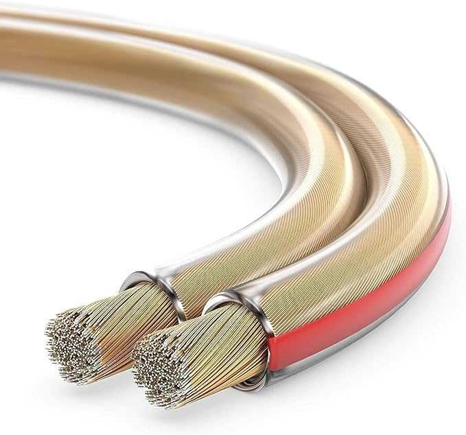 18m Cablu audio profesional pentru boxe 2x2.5 mm