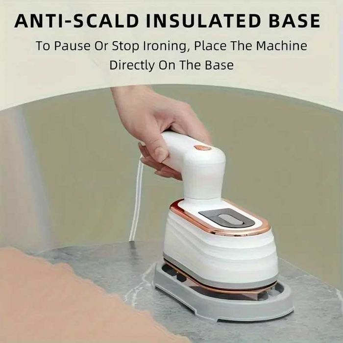 Fier de calcat cu abur pentru haine 2 în 1