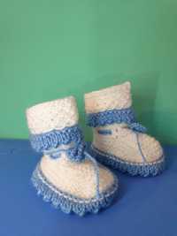 Бебешки терлички - ръчно плетени