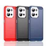 Husa premium Antisoc model carbon pentru Xiaomi Redmi 15C