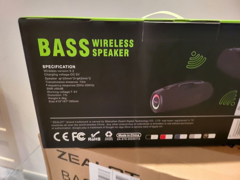 Zealot S78 120w boxa portabila 24000mah baterie