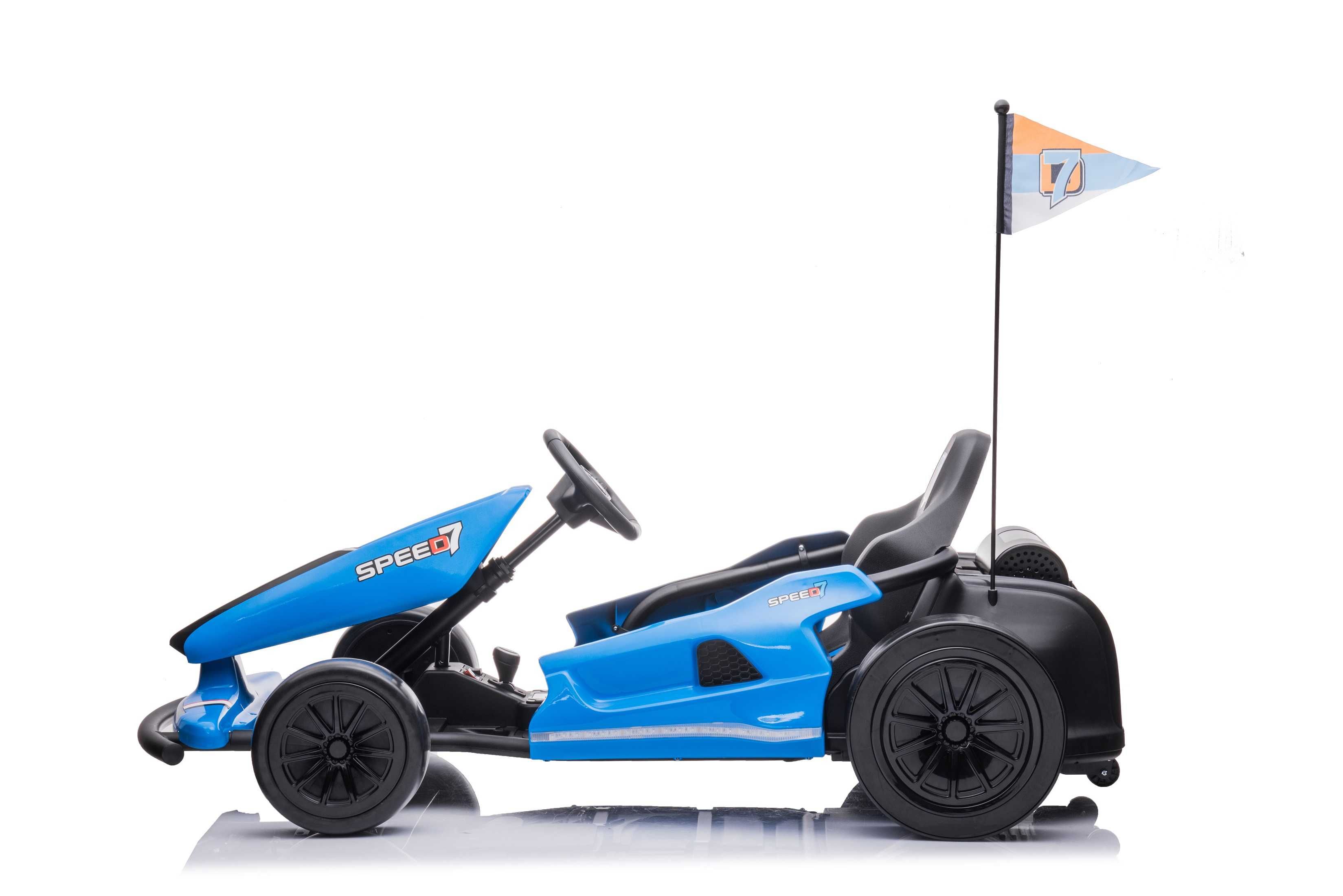 Go kart electric pentru copii BJY035 F1  2 x150W cu functie de drift