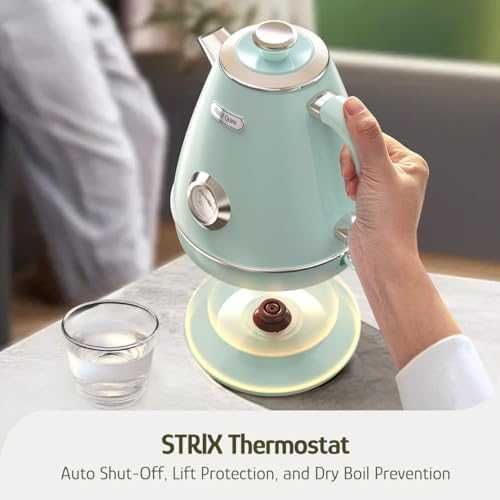 Нова Електрическа кана 1.7L 2200W неръждаема стомана термометър вода