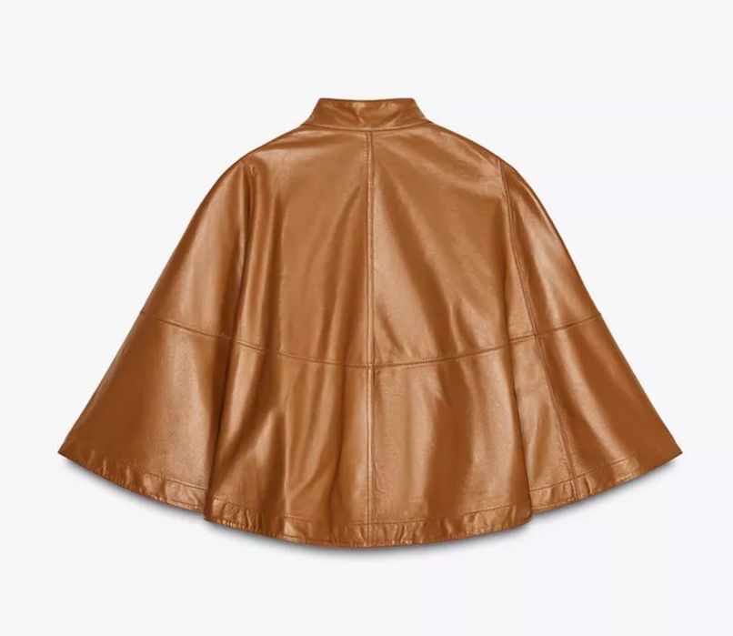 Наметало от естествена кожа Зара ново