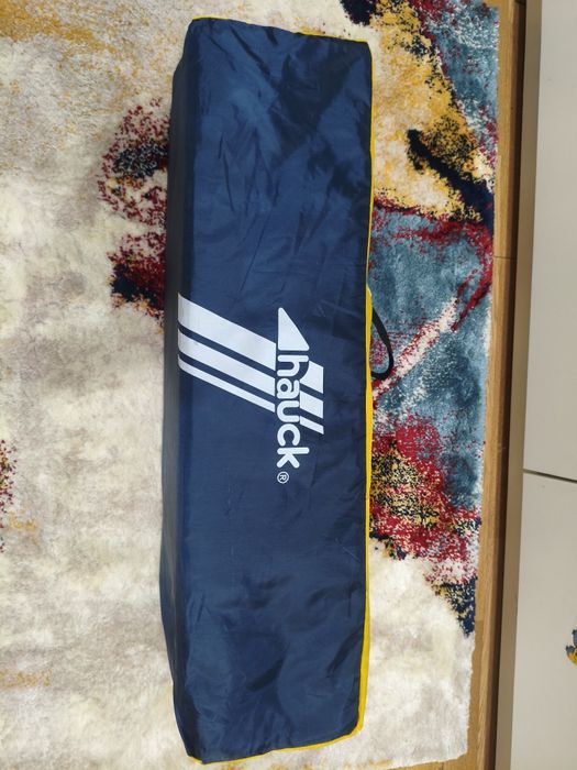 Сгъваемо легло Hauck Dream'n Play Plus, Жълто/Тъмносиньо